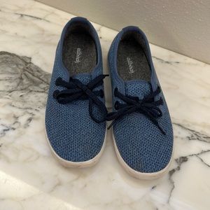 Allbirds Nikau Sapphire Blue / White Soles Tree Skippers Sneakers 8